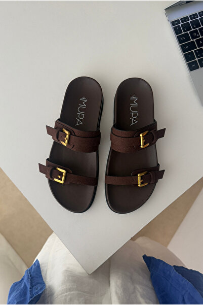 Mupa Shoes Дамски пантофи BITTER COFFEE SUEDE