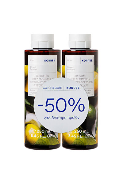 korres Αφρόλουτρο Εσπεριδοειδών 2x250ml