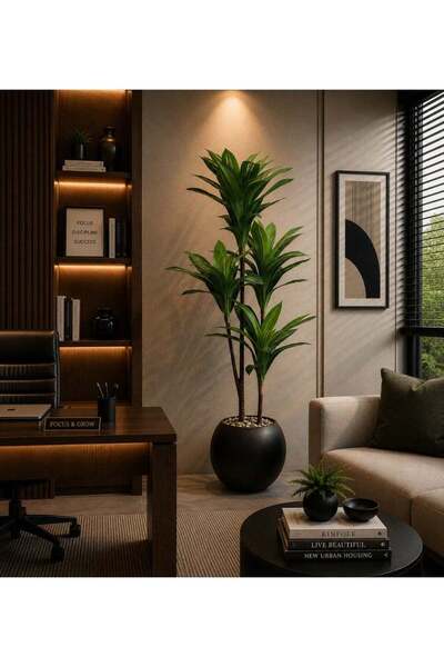 BYT ALRWASM FOR TRADE Artificial Dracaena Tree for Indoor Decoration – 120 cm...