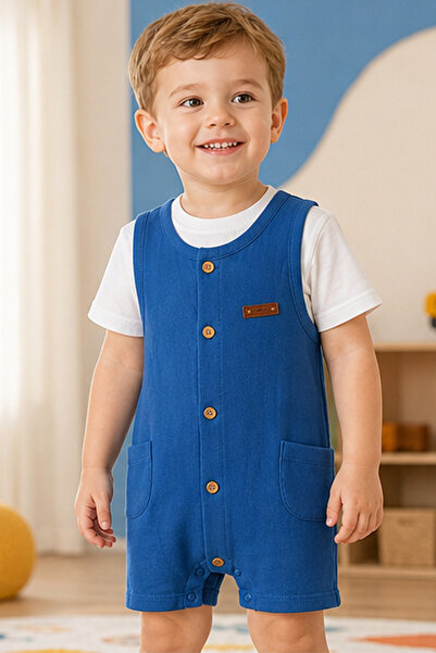 MARCO DONATELI Infant Boys Dungaree Set