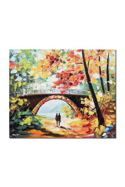 artnova Tablou pictat manual living, dormitor, Impreuna pentru totdeauna, 60x...