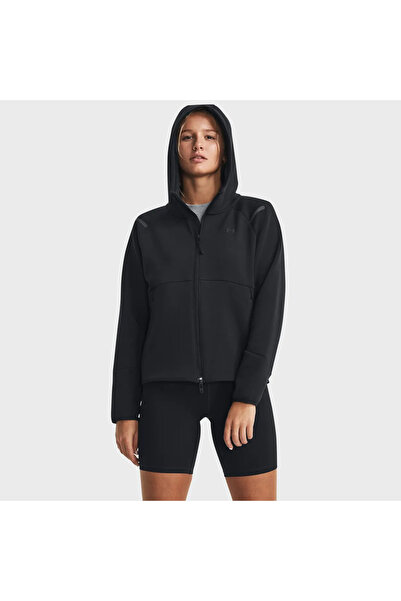 Under Armour A1379842-001 سترة نسائية من الصوف غير قابلة للتوقف باللون الأسود