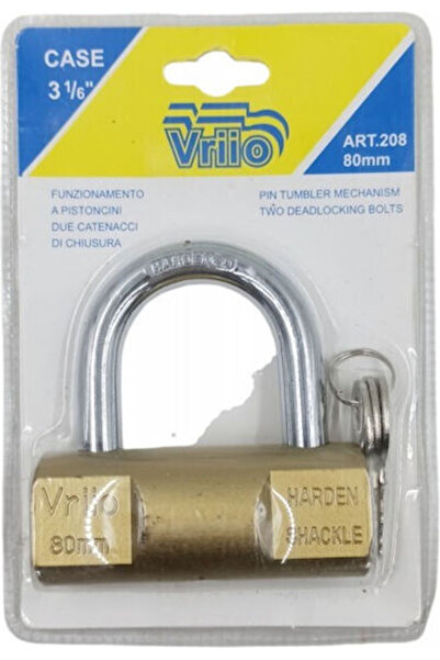 Other Λουκέτο Ορειχάλκινο με Κλειδί 80mm 1 τεμάχιο Κωδικός: CH-04235