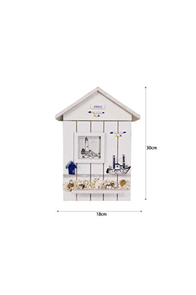OEM Ξύλινο Ντουλάπι Τοίχου για Κλειδιά 18x30x30εκ.