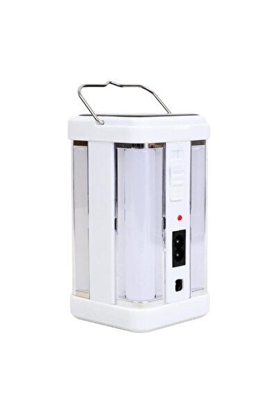 Powermaster PM-22402 Solar Panelli Şarjlı Kamp Feneri Masa Aydınlatma ve Işıl...