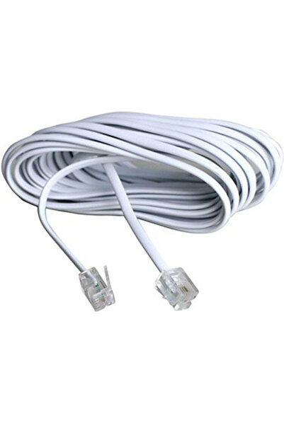 3M Επίπεδο Καλώδιο Τηλεφώνου RJ11 6P4C Λευκό (141642)