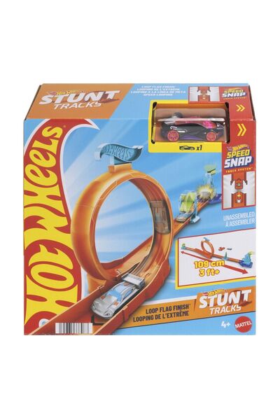 mattel Pistă de cascadorii Hot Wheels cu buclă și mașină inclusă
