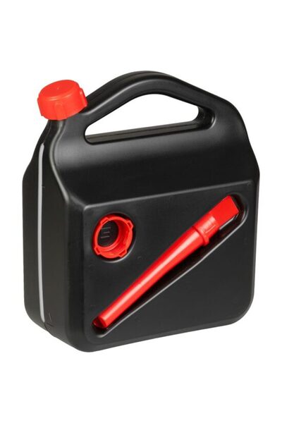 Solplant Canistra combustibil, plastic, negru, 5 L,