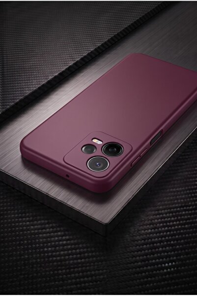 AKSEFİZZ Redmi Note 12 Pro 5G Kılıf Yumuşak Sade Esnek İnce Pürüssüz Dokulu K...