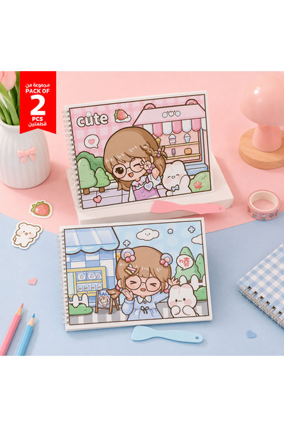 Midi Set of Two Mini A4 Tarot Ball Series Notebook