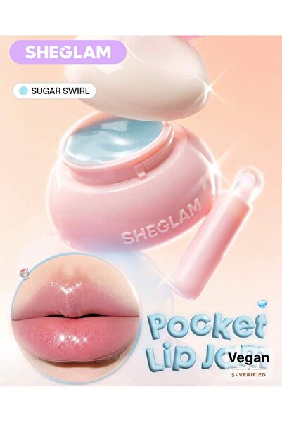SHEGLAM Pocket Lip Jam Dudak Parlatıcısı Nemlendirici Balm - Sugar Swirl (Vegan)