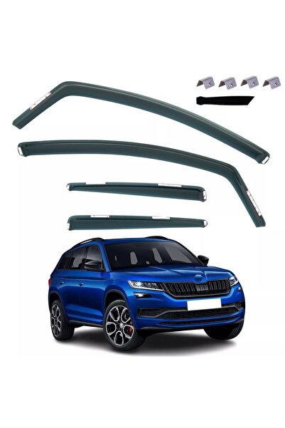 Flexzon Ανεμοθραύστες για SKODA KODIAQ 2017 - 2023 4 τεμάχια. FZVETRBR0034