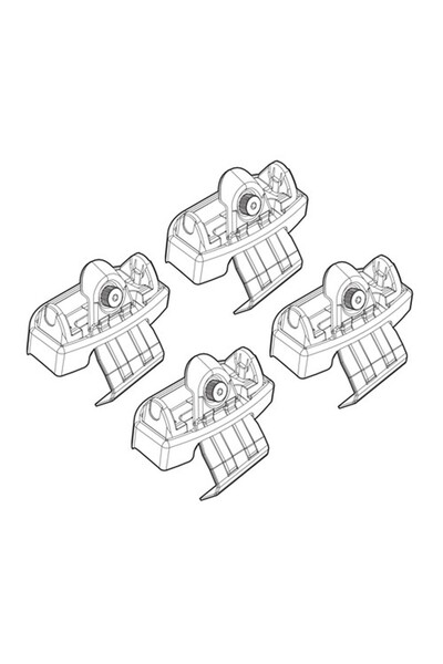 Nordrive Τελικά Μπάρας Οροφής για AUDI A4 11/07+ ΚΙΤ