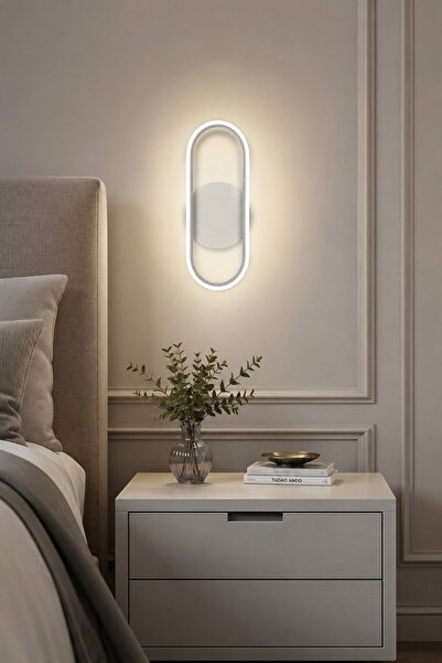 LEGACY Zzez Modern Design White Color Sconce - Daylight Led Bathroom - Kitche...
