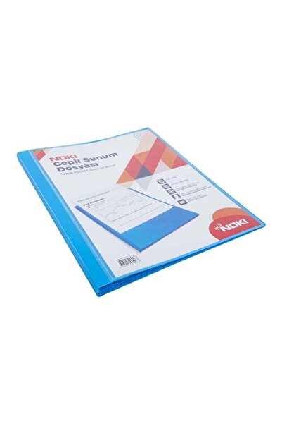 Noki Presentation Folder with Pocket 100Yp Blue 64110N-130
