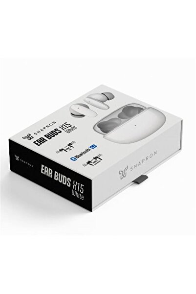 Universal Snapron SNK-9005 Beyaz ANC & ENC Kablosuz Bluetooth 5.4 Kulaki İçi Kulaklık