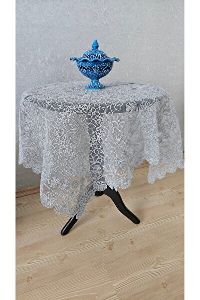 ZESA HOME Tulle Laced Fiskos Tablecloth