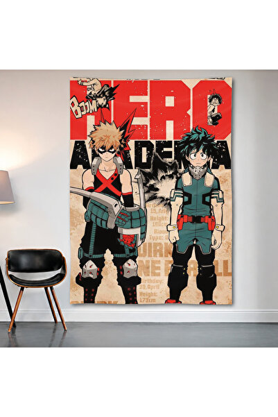 Geek Cultcha My Hero Academia Wall Cloth Wall Tapestry First Quality Satin Fa...