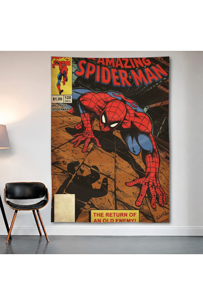 Geek Cultcha The Amazing Spider-Man Comic Cover Duvar Örtüsü Duvar Halısı Bir...