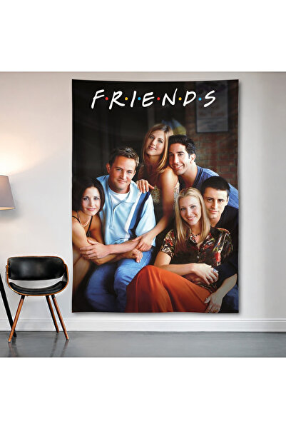 Geek Cultcha Friends Wall Covering Wall Carpet First Quality Satin Fabric Poster