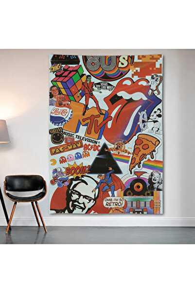 Geek Cultcha The Rolling Stones Pop Art Wall Covering Wall Tapestry First Qua...