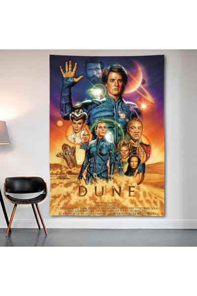 Geek Cultcha Dune Movie Poster Wall Covering Wall Tapestry First Quality Sati...