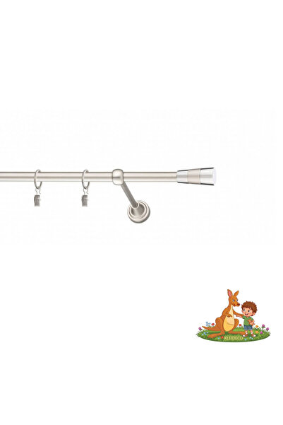 KLEIDECO Galerie simpla perdea AMERIKA, Metal, Diametru 16 mm, Capete NEW JER...