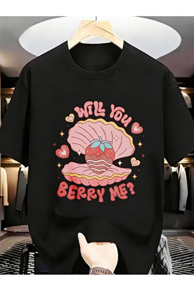 212ZTD ملابس متطابقة للأزواج بتصميم 'Will You Berry Me'، هدايا عيد الحب، قمصا...