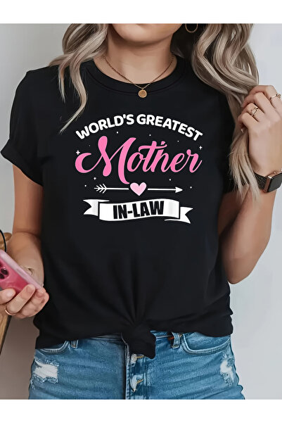 En22 Women'S Loose Mother-In-Law Theme T-Shirt | Casual Short Sleeve with War...
