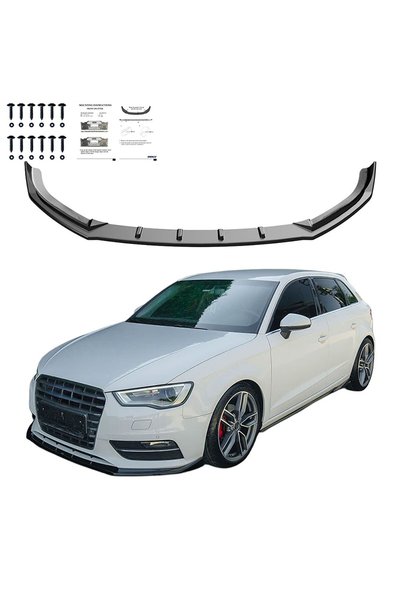 Oneway Auto Accessories Audi A3 Sportback 8V (2013-2016) Uyumlu Ön Tampon Lip...