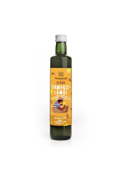 Sonnentor Sirop cu Turmeric si Lamaie Fara Zahar /Bio 500ml