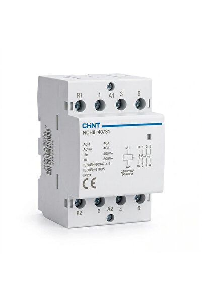 chint 40Amp Silent Triple Teplon Contactor - Shint