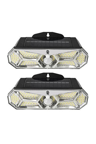 YBOSHOP Set 2 lampi solare LED 126 SMD, senzor miscare, 3 moduri, IP65, lumin...