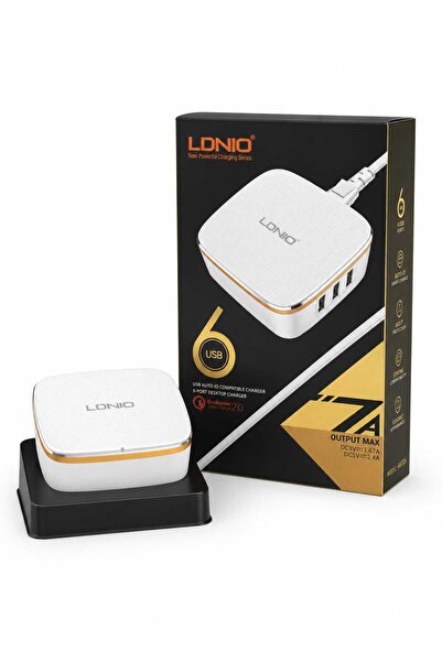 Genaric LDNIO 6-Port USB Desktop Charger (Quick Charge 2.0)