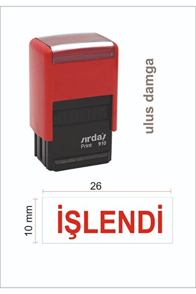 İşlendi yazılı Kaşe, Muhasebe Evrak Kaşesi