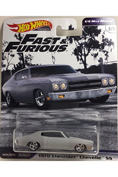 HOT WHEELS Premium F&F 1/4 Mile Muscle 1970 Chevrolet Chevelle Ss - Gbw86 - R...