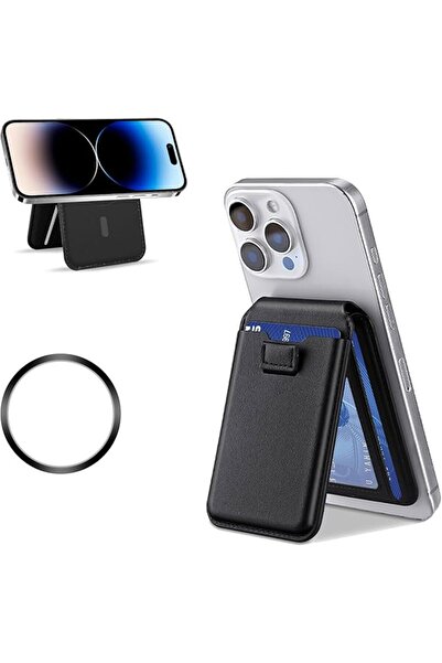 Generic Magnetic Phone Wallet and Adjustable Stand compatible with MagSafe Te...