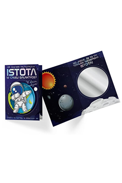KUKARTKA Felicitare aniversara/karnet Dream Cards B6, cu oglinda, cu ilustrat...
