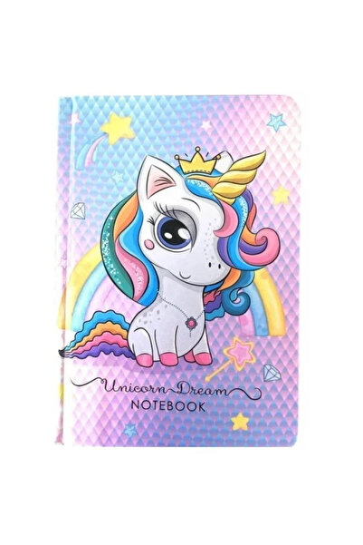 Fresh Caiet decorativ A6, 64 pagini, simplu, Unicorn Fresh, folie