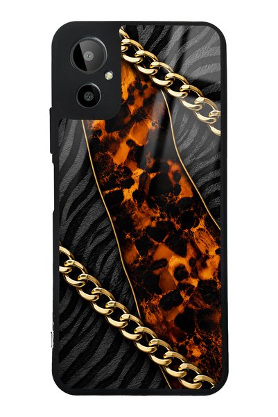 Spoyi غطاء هاتف لامع بتصميم Golden Eclipse من Gm 23 SE