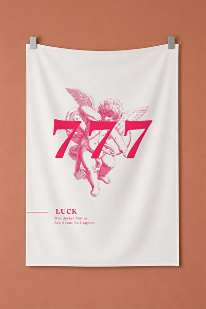 gxe.art 777 Pink Love Angel Luck Themed Vintage Decorative Wall Covering Wall...