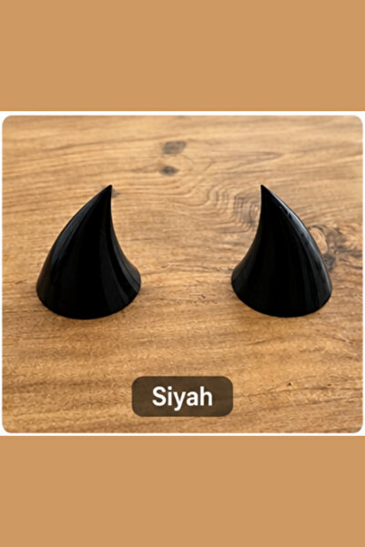 glowify prime glowify prime Şeyan Boynuz Tasarımlı Motosiklet Aksesuarı (KASK DAHİL DEĞİL) - Siyah Renk