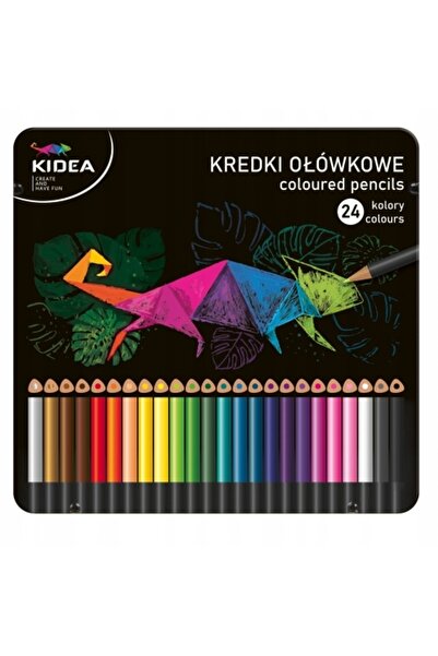 Kidea Set 24 creioane colorate, Kidea, Multicolor