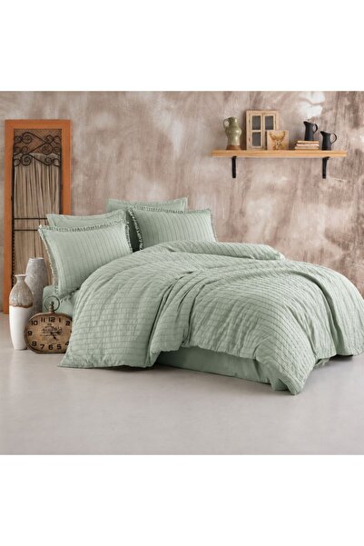 Lenjerii Deosebite Lenjerie de pat jacquard ranforce, Pucioasa, Estina V8 Ver...