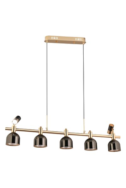 Avonni AV-7015-8020-90 Gold Kaplama Klasik Avize LED Metal Cam H: 100 cm, WxD...