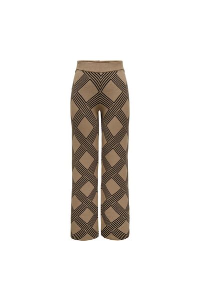 ONLY Pantaloni tricotati de damă 15327634 Bej