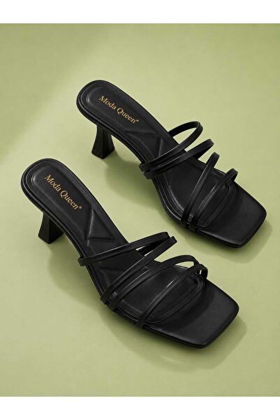 NewQueens Luna Women's Heel Slippers Women's Daily Slippers 7 cm