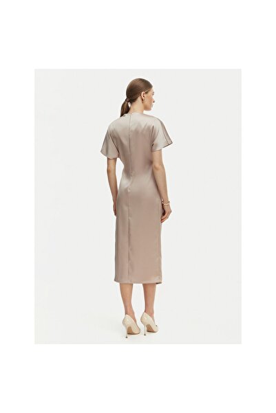 RINASCIMENTO Rochie de cocktail pentru femei CFC0127457003 Bej
