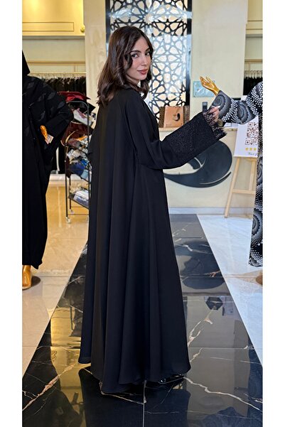 DAR ALSALAAM Abaya Kluwesh Fuschia Wrap Style Suitable for All Seasons