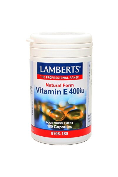 Lamberts Βιταμίνη Ε 400 IU Μορφή 180 Κάψουλες